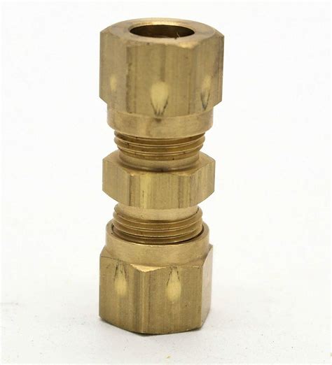 British Made 8mm To 8mm Brass Compression Fitting 16 Huddersfield Gas