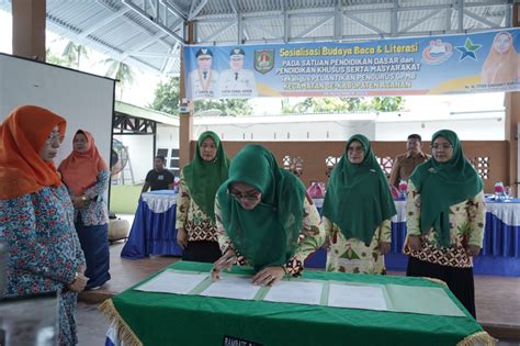 Sosialisasi Budaya Baca Dan Literasi Sekaligus Pelantikan Pengurus GPMB