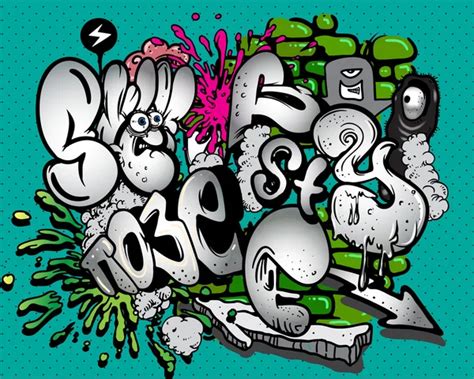 Graffiti Letters Vector Art Stock Images Depositphotos