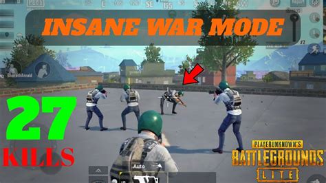 Pubg Mobile Lite War Mode Squad Vs Squad Gameplay Youtube