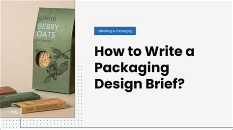 How To Write A Packaging Design Brief Govisually