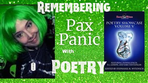 Remembering Pax Panic Paxpoetrythursday YouTube