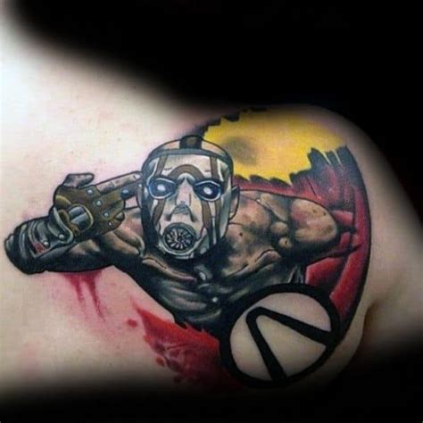 50 Borderlands Tattoo Designs For Men Video Game Ink Ideas