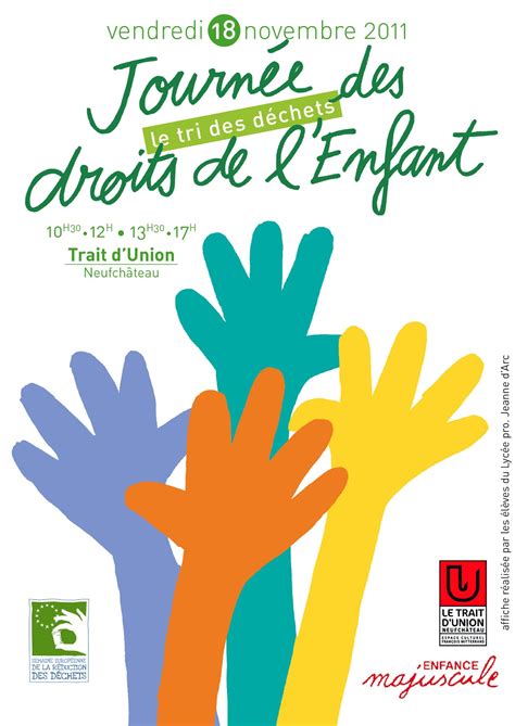 E Arts Affiches Pour La Journ E Des Droits De L Enfant