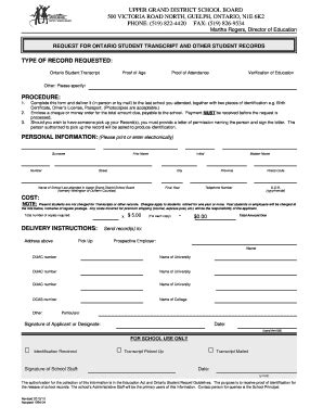 Fillable Online S Ormsrequest For Ost And Other Student Records Fax