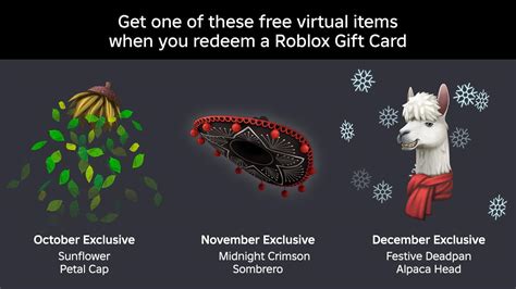 Roblox Physical Gift Card Includes Free Virtual Item Redeem Worldwide