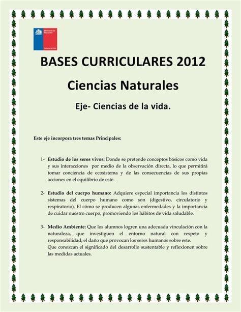 Resumen Bases Curriculares PDF Descarga Gratuita