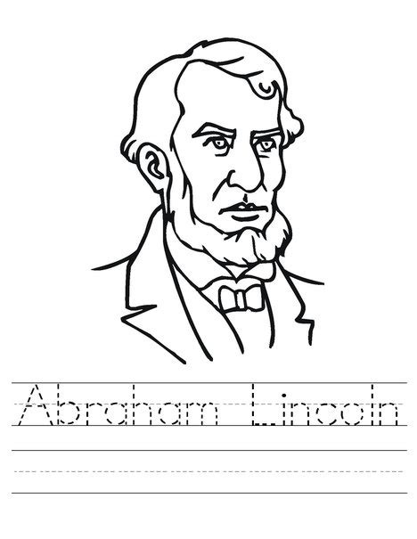 Abraham Lincoln Worksheets - Best Coloring Pages For Kids