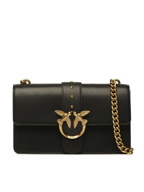 Pinko Sac Main Love One Classic C Pe Pltt A F Noir Modivo Fr