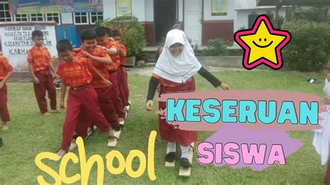 Permainan Tradisional Lomba Terompah Panjang Siswa Sekolah Dasar SDN