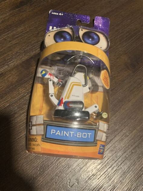 Rare Disney Pixar Wall E Thinkway Reject Bots Vn Go Paint Robot Figure