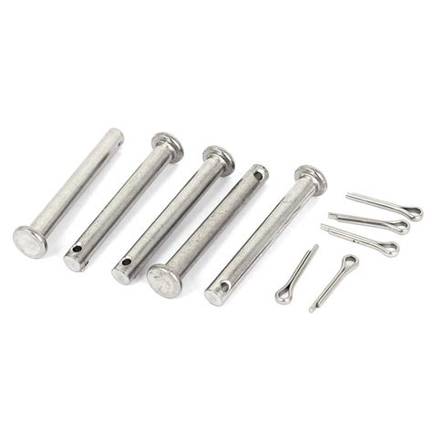 M X M Flat Head Stainless Steel Clevis Pins Fastener Pcs