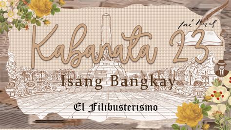 Biong Kabanata 23 El Filibusterismo