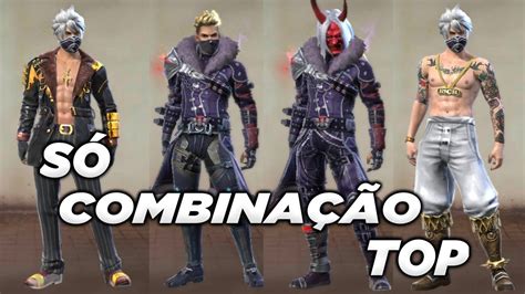 MELHORES COMBINAÇÕES DE ROUPAS NO FREE FIRE PACOTE SOMBRA ROXA YouTube