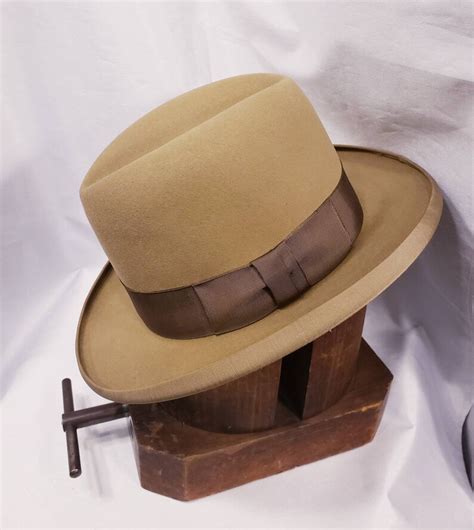 Vintage Mens Beautiful Stetson Hat Homberg Rare Etsy