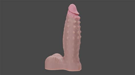 Virinas Studded Dildo Rigged 3D Model By TriDsign