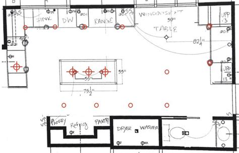 Help Kitchen Lighting Placement Plan Recessed Lighting Advice