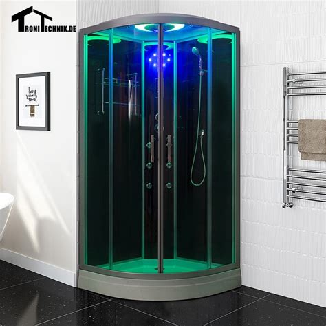 Free Shipping 90cm White Black Steam Shower Massage Corner Cabin Room Cabin Hydro Cubicle