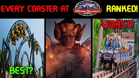 EVERY Roller Coaster At Alton Towers RANKED YouTube