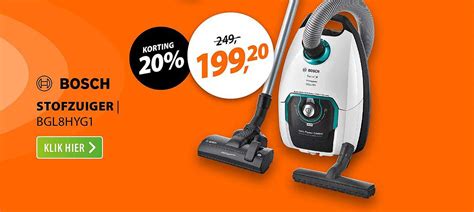 Bosch Stofzuiger BGL8HYG1 Aanbieding Bij Expert 1Folders Nl