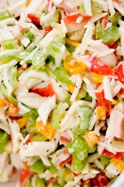 Simple Cold Crab Salad Cold Crab Salad Recipe Crab Salad Recipe