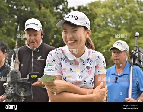 Japanese Hinako Shibuno Smiles After Winning The British Women S Open