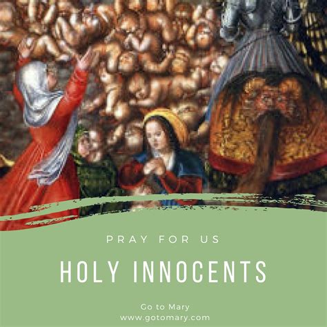 Holy Innocents - Go to Mary