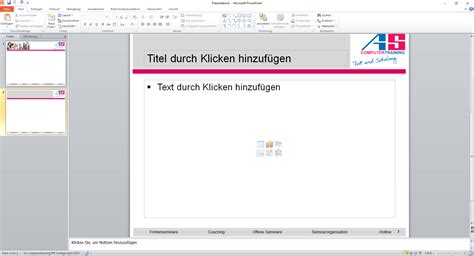 Powerpoint Pr Sentationen Erstellen Leicht Erkl Rt As Computertraining