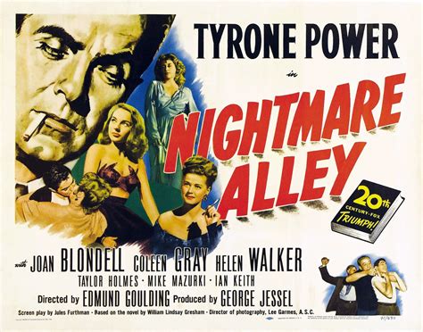 Film Noir Of The Week Nightmare Alley 1947