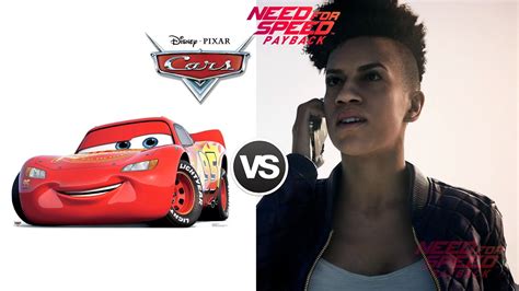 Need For Speed Payback Lightning Mcqueen Vs Lina Navarro Youtube