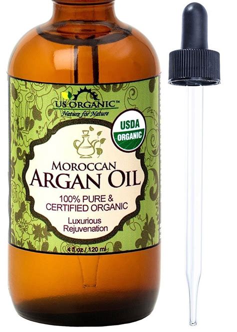 Us Organic Moroccan Argan Oil Usda Certified Organic Pure