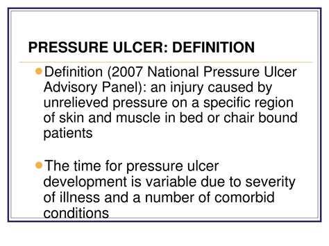 Ppt Pressure Ulcers Powerpoint Presentation Free Download Id9359889