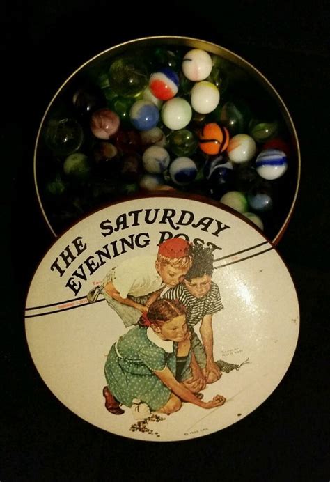 Norman Rockwell Saturday Evening Post Collector Series 1 Illus Tin With