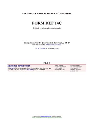 Fillable Online C Definitive Information Statement Sec Fax Email