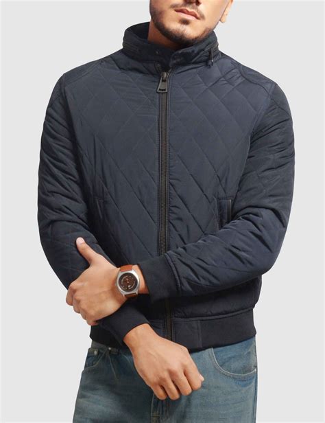 Mens Quilted Bomber Jacket Olgyn Quilted Bomber Jacket Quilted