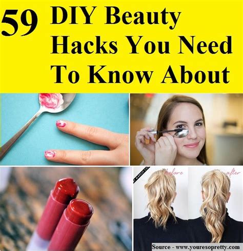 59 Diy Beauty Hacks You Need To Know About Diy Beauty Hacks Diy Beauty Makeup Life Hacks