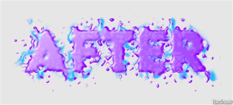 After Text Effect and Logo Design Word