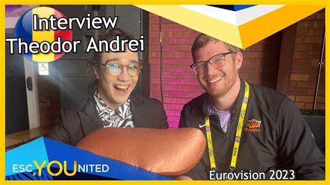 Eurovision 2023 ESCUnited Interview With Theodor Andrei Romania