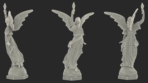 Statues Collection D Model Ds Fbx Obj Ma Max C D Free D