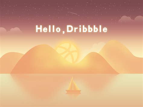 Hello Dribbble By Zhouchao On Dribbble