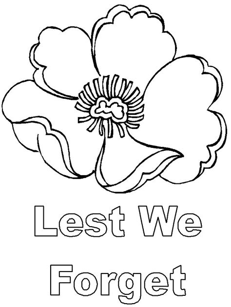 Close This Template Window When Done Printing Poppy Coloring Page