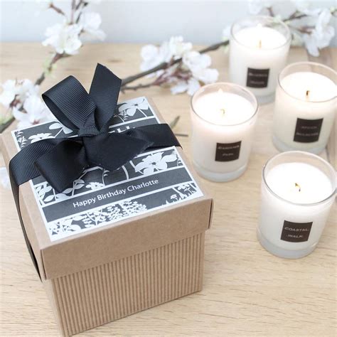 Scented Candle In A Personalised T Box By Hearth And Heritage