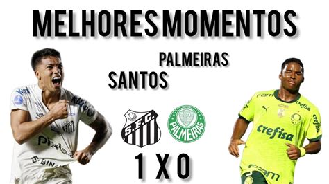 Melhores Momentos Santos X O Palmeiras Final Acontece Agora