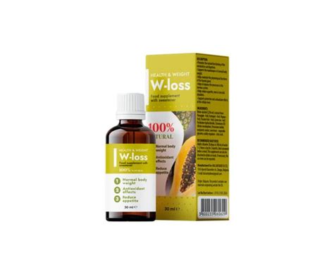 W Loss 100 Natürliche Tropfen zur Gewichtsverlust 30ml Original