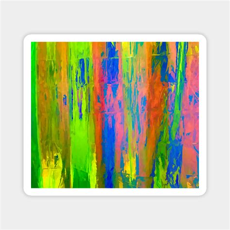 Neon Rainbow Paint Splatter Rainbow Magnet Teepublic