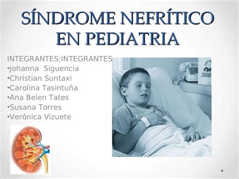 PPT SÍNDROME NEFRÍTICO EN PEDIATRIA final PDFSLIDE NET