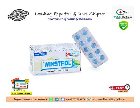 Winstrol Stanozolol Tablets 10 Mg At Rs 1598 Box Steroid Tablet In