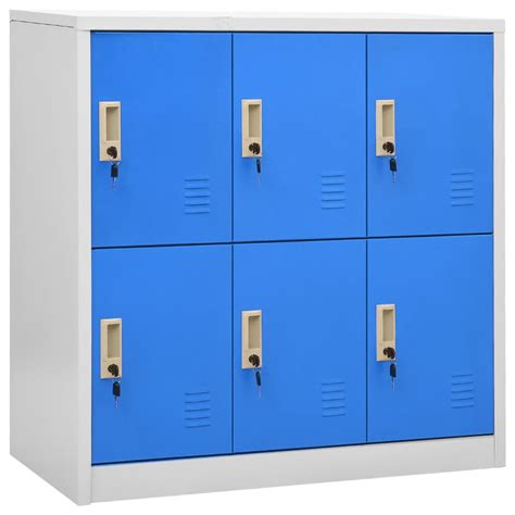 Meuble A Casier Meuble A Case Armoire Casiers Gris Clair Et Bleu