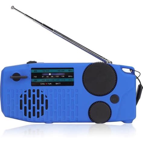 Radio Solaire Manivelle D Urgence Radio M T O Portable Tanche Noaa