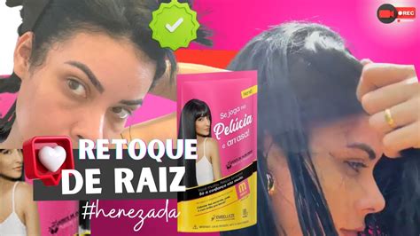 RETOQUE DE RAIZ HENÊ PELÚCIA MÉDIO como está meu cabelo após um